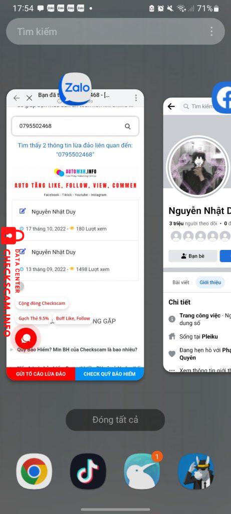 対する証拠 Nguyễn NhậtDuy