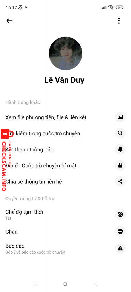 対する証拠 Lê Văn Duy