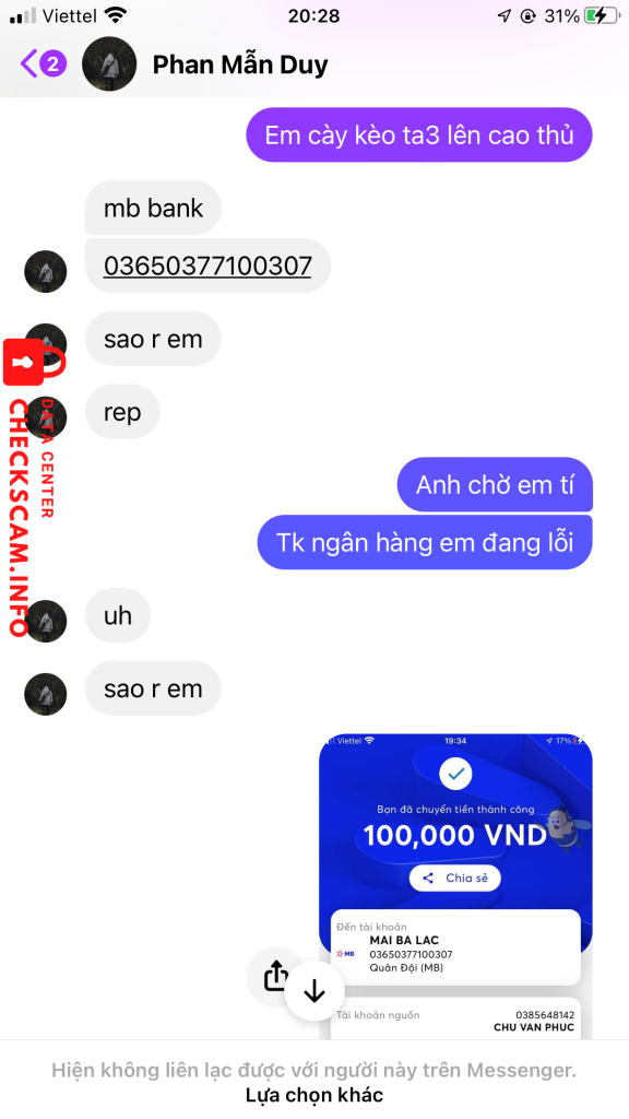 หลักฐานที่เป็นโทษต่อ CHU VAN PHUC