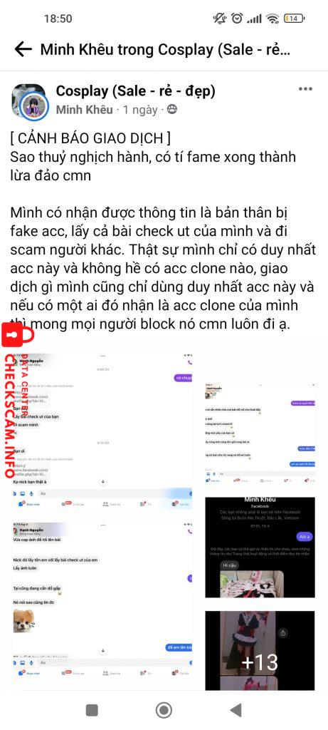 หลักฐานที่เป็นโทษต่อ Nguyễn Thu Hương