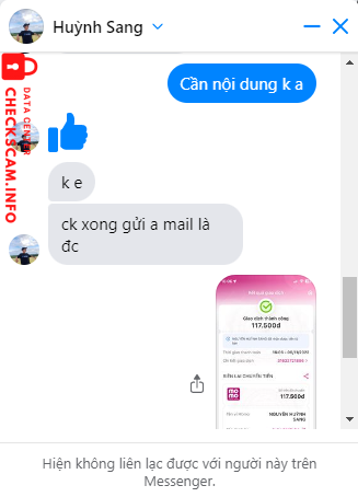 หลักฐานที่เป็นโทษต่อ Huỳnh Sang