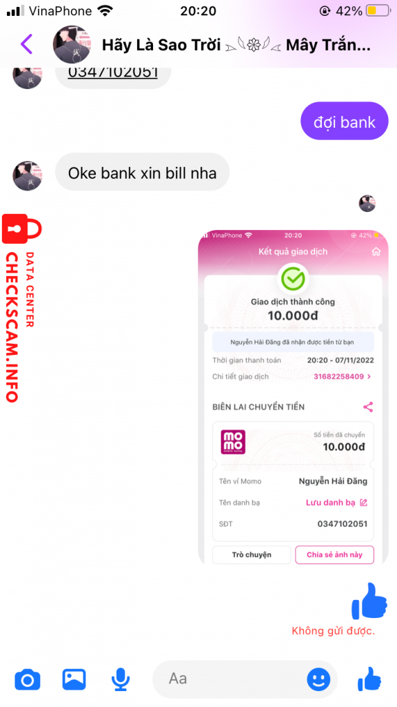 หลักฐานที่เป็นโทษต่อ Nguyễn Hải Đăng