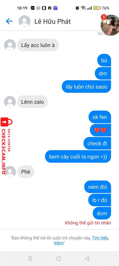対する証拠 Lê Hữu Phát
