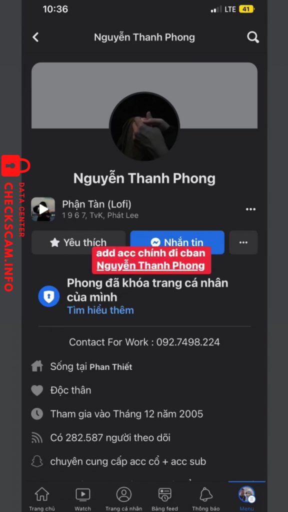 対する証拠 NGO TIEN THANH