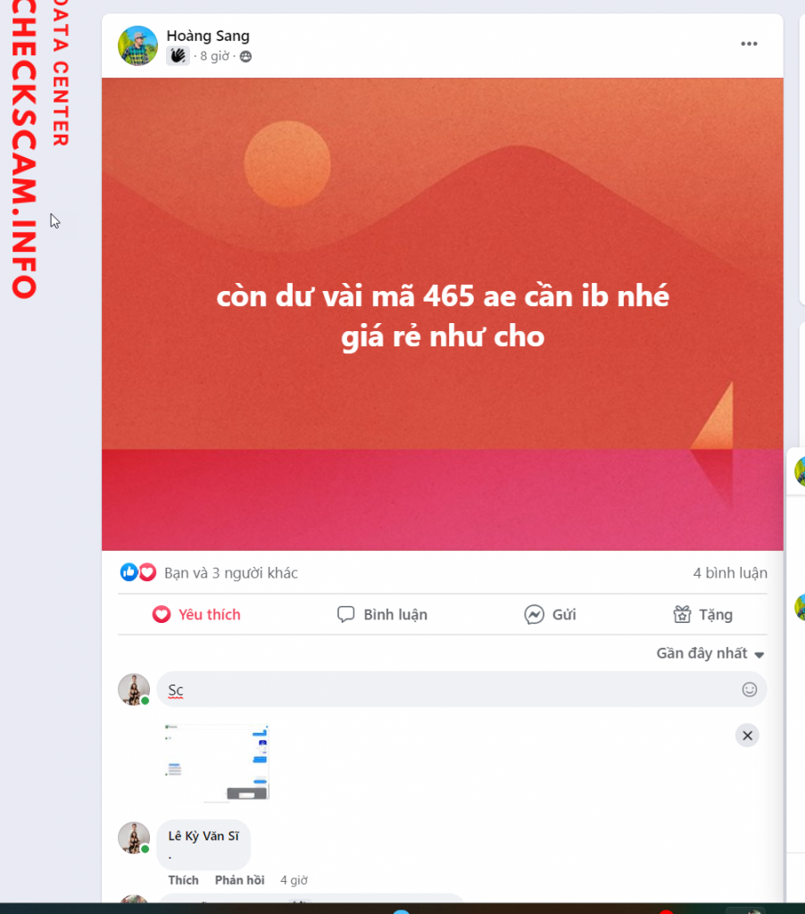 対する証拠 HUỲNH NGỌC SANG