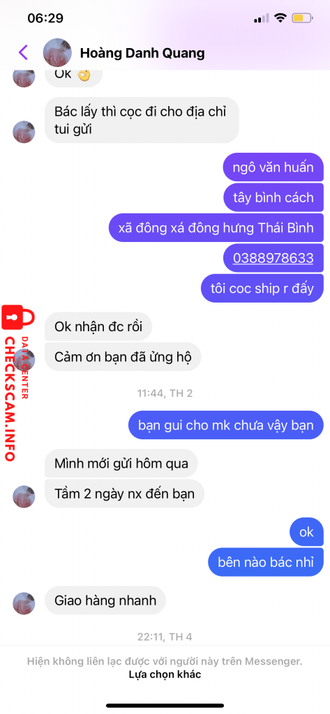 対する証拠 hoang danh quang