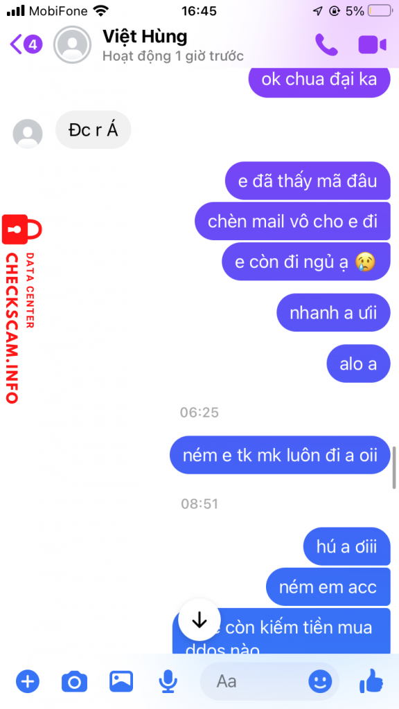 対する証拠 CAM VIET HUNG
