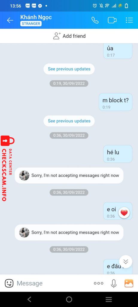 対する証拠 CHU KHÁNH NGỌC 