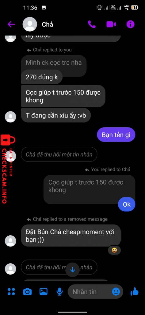 対する証拠 NGUYEN KHANH LINH
