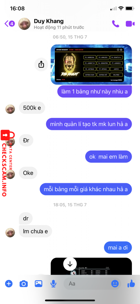 対する証拠 Phạm Duy Khang