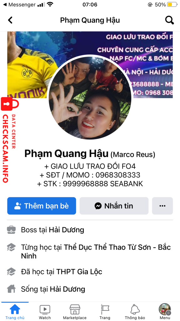 Αποδεικτικά στοιχεία κατά Phạm Quang hậu