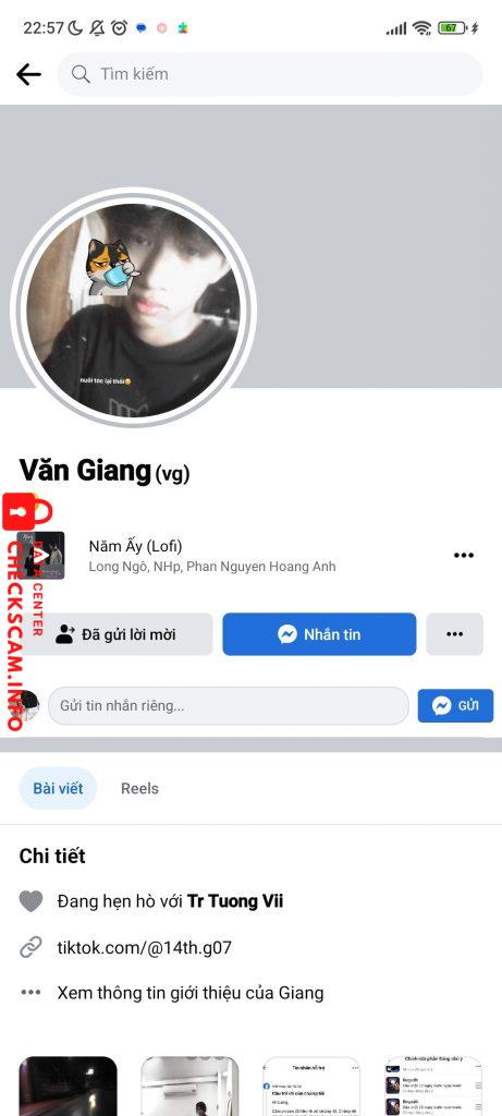 Αποδεικτικά στοιχεία κατά Văn Giang 
