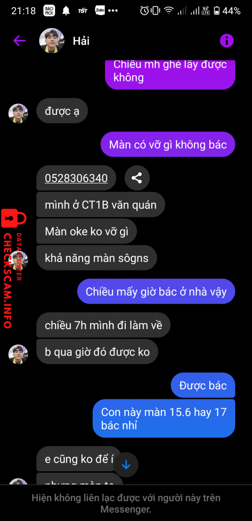 Bukti melawan Đức Hải (fb)