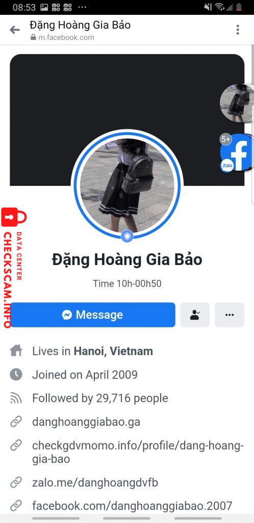 対する証拠 Đặng Hoàng Gia Bảo