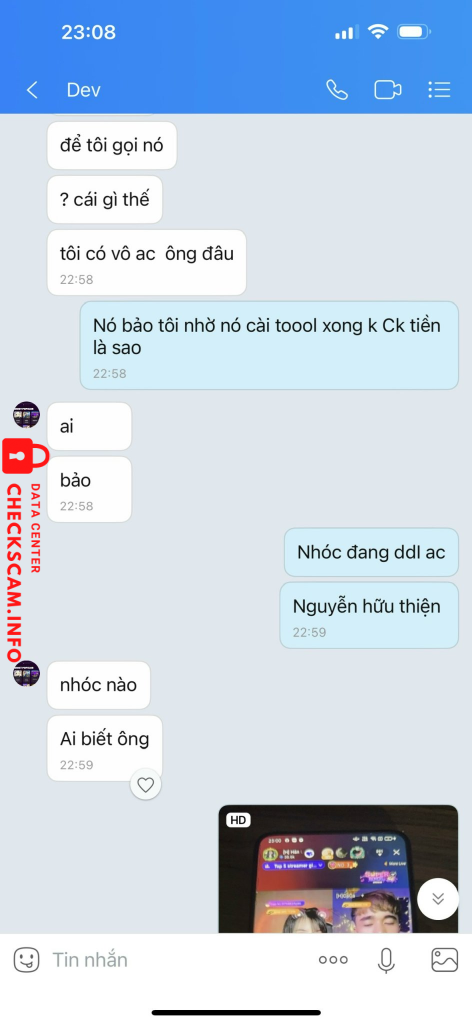 対する証拠 Trần Quốc Khánh