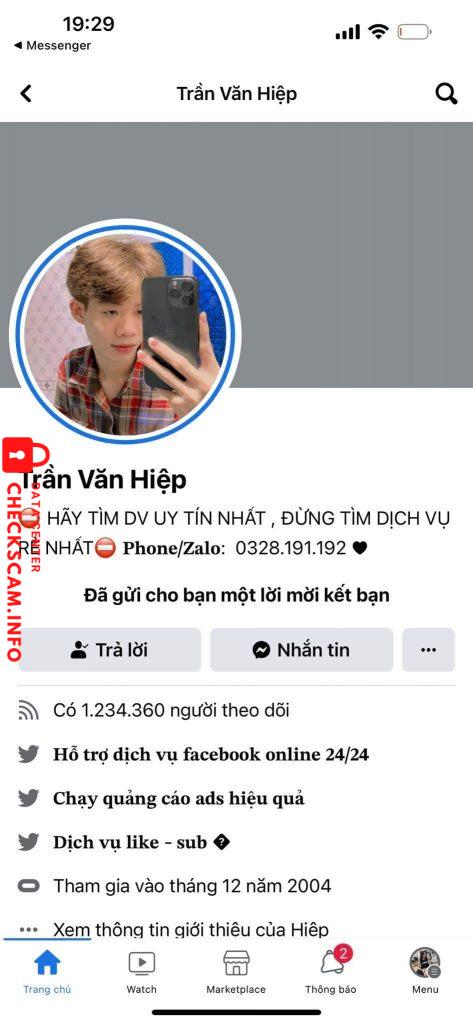 Αποδεικτικά στοιχεία κατά TRAN VAN HIEP