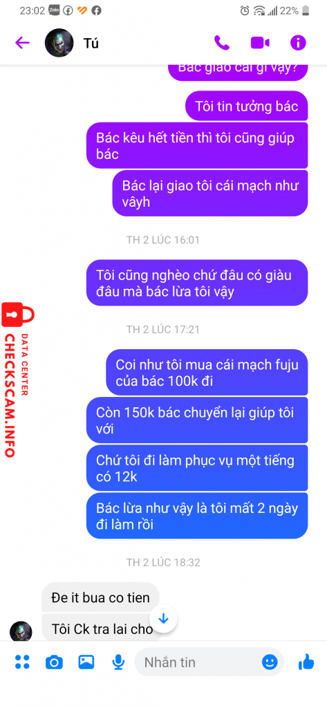 Preuves contre Duong Thi Hoa Phuong