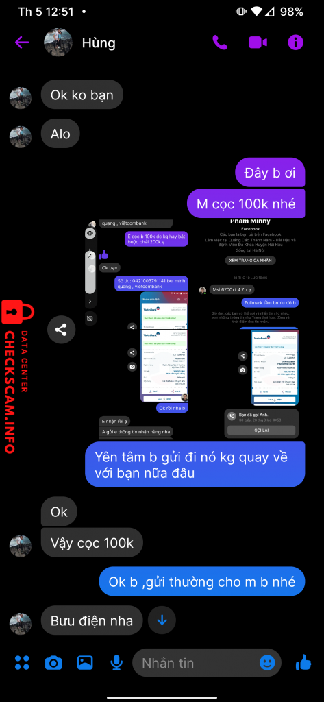 Bằng chứng chống lại Nguyen van hung