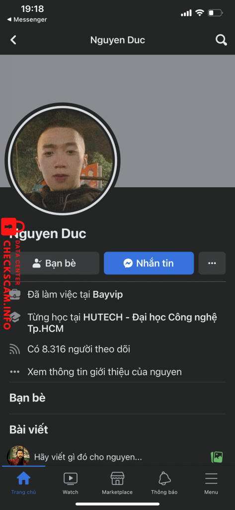 対する証拠 Nguyen Van Duc 