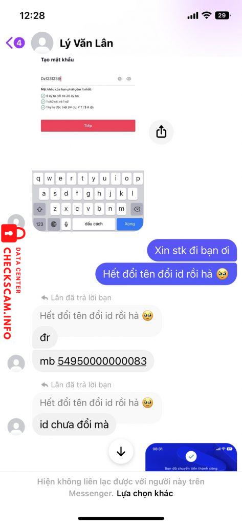 Preuves contre Lý Văn Lân