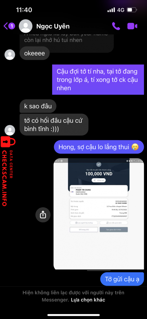 Preuves contre Pham Tri Dung