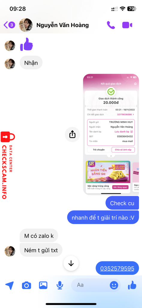 対する証拠 Nguyễn Văn Hoàng