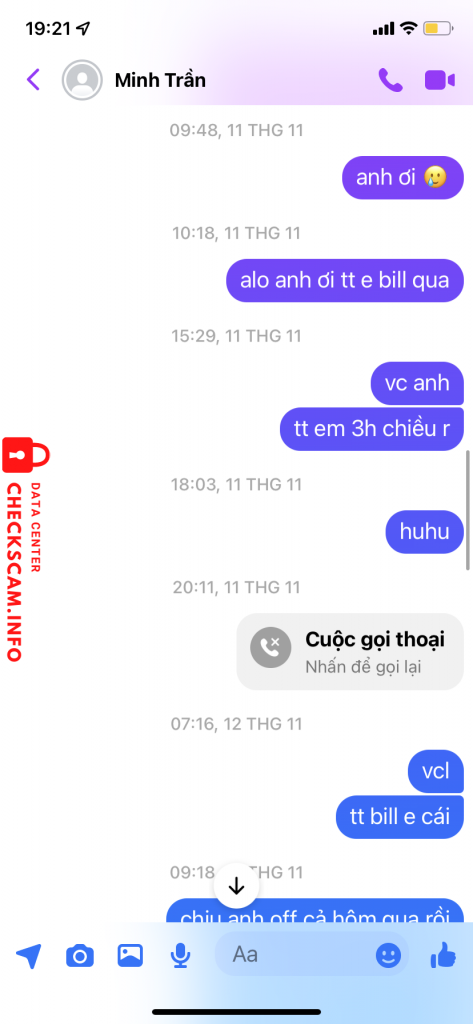 対する証拠 Minh Trần