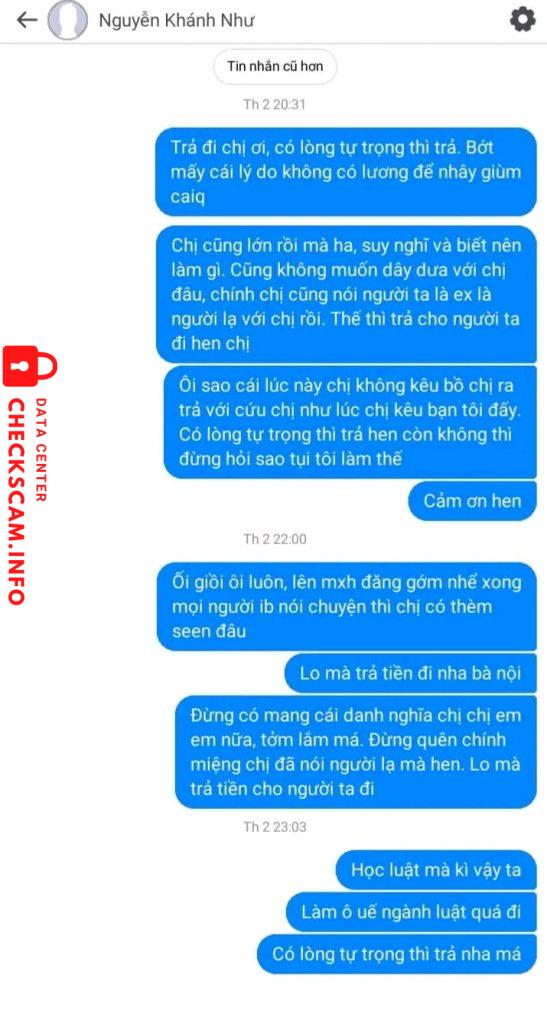 対する証拠 Nguyễn Phan Khánh Như