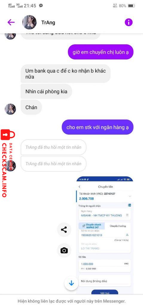 対する証拠 LO THI TRANH