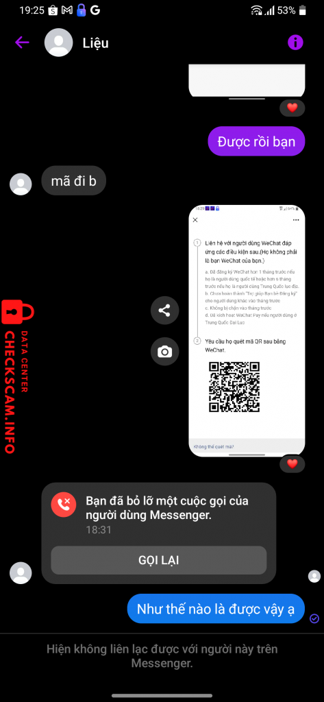 対する証拠 TRAN THI HOA