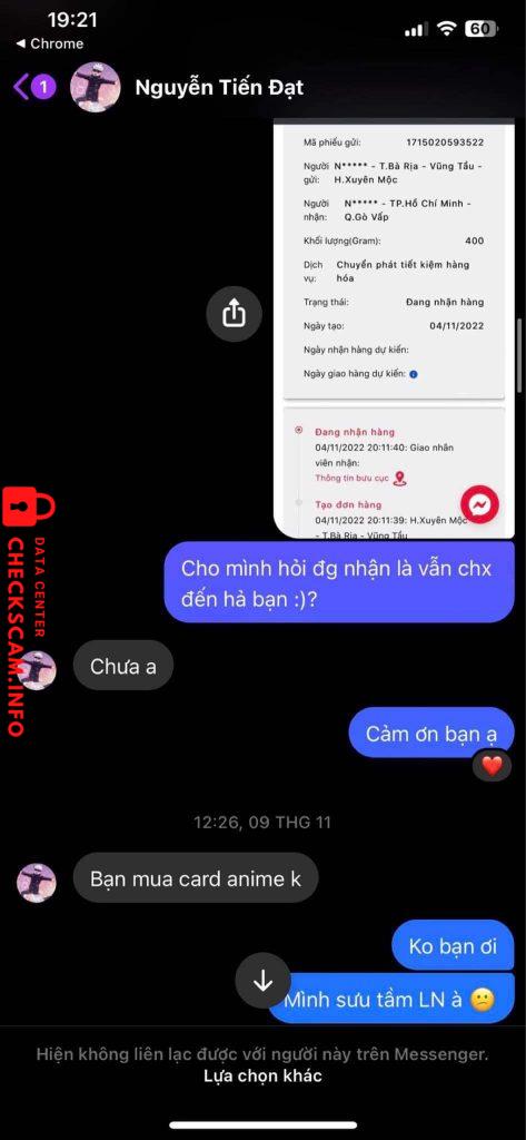 対する証拠 VU DANH TOAN