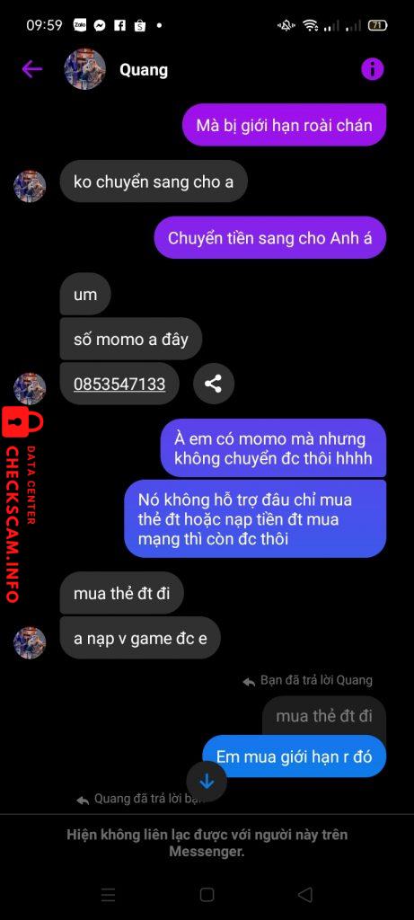 対する証拠 Đỗ Đình Quang