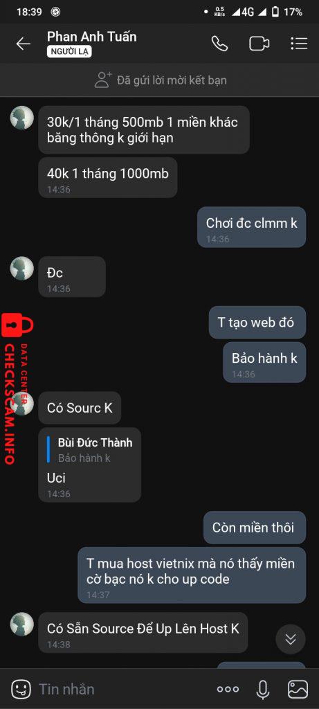 対する証拠 Phan Anh Tuấn 