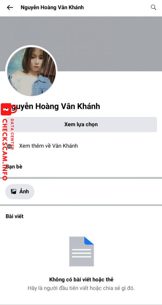 対する証拠 Nguyễn Hoàng Vân Khánh