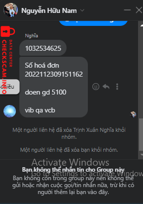 対する証拠 Nguyễn Hữu Nam