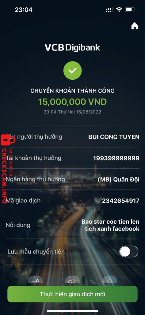 対する証拠 bùi công tuyển
