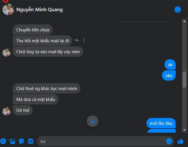 対する証拠 Nguyễn Minh Quang