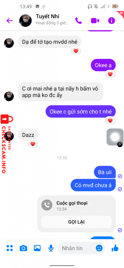 対する証拠 NGUYEN THI TUYET NHI