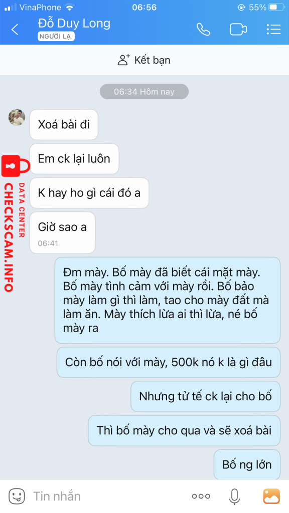 対する証拠 Đỗ Duy Long