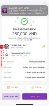 対する証拠 Trần Kiệt