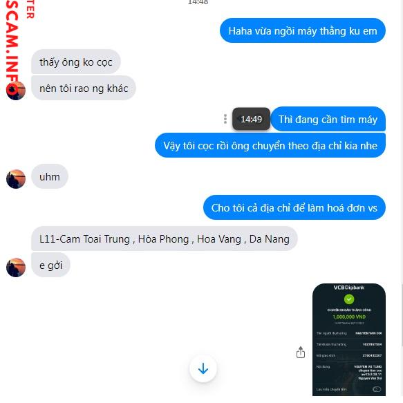 対する証拠 Nguyễn Văn Đổi