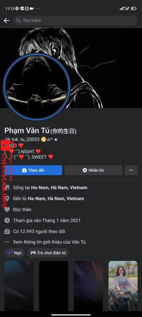 対する証拠 PHẠM VĂN TÚ