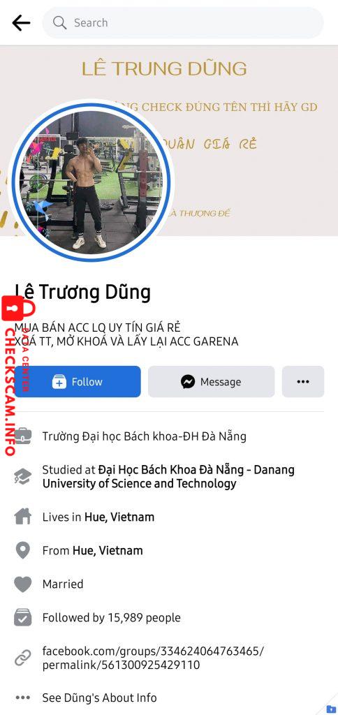 対する証拠 Lê Trương Dũng