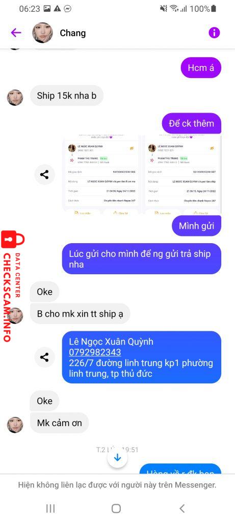 Bewijs tegen Phạm Thu Trang