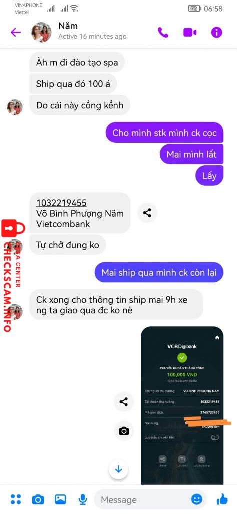 Bewijs tegen Võ Bình Phượng Năm
