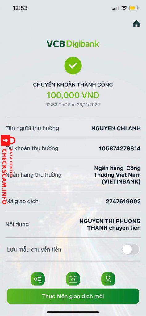 Αποδεικτικά στοιχεία κατά NGUYEN CHI ANH