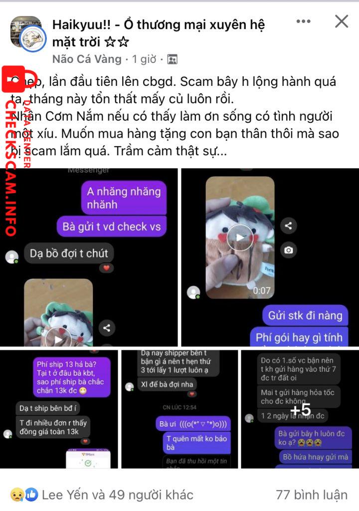 Αποδεικτικά στοιχεία κατά Cao Nguyễn Duy Linh