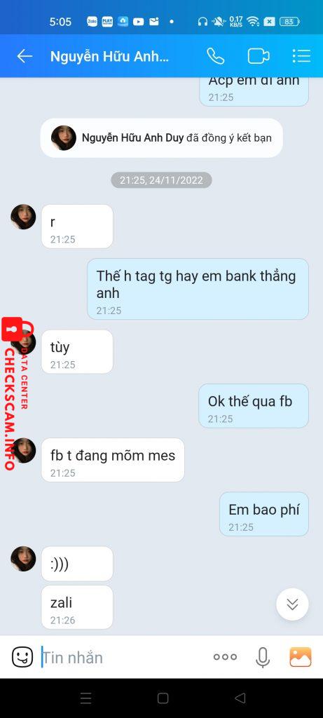 Αποδεικτικά στοιχεία κατά NGUYỄN THỊ NGA