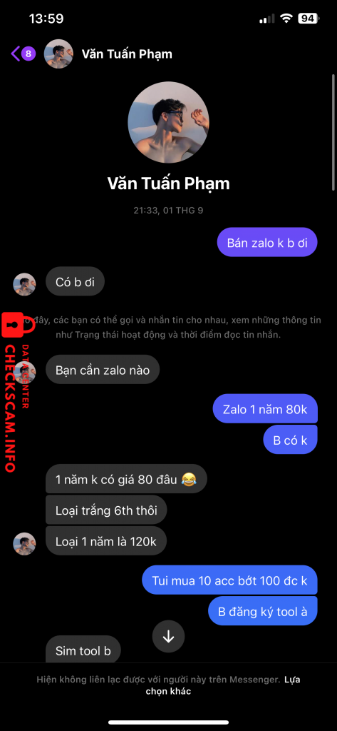 Αποδεικτικά στοιχεία κατά NGUYEN HUU THUY