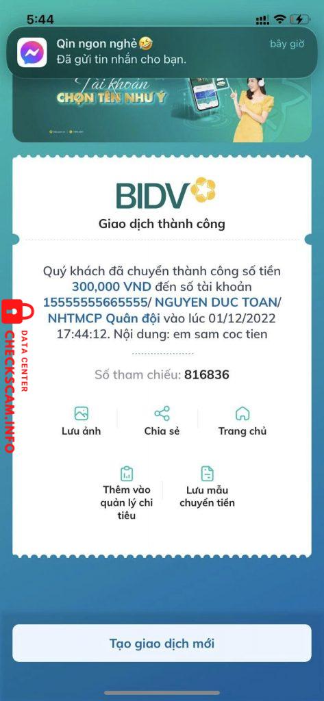 Αποδεικτικά στοιχεία κατά Nguyễn Đức Toàn